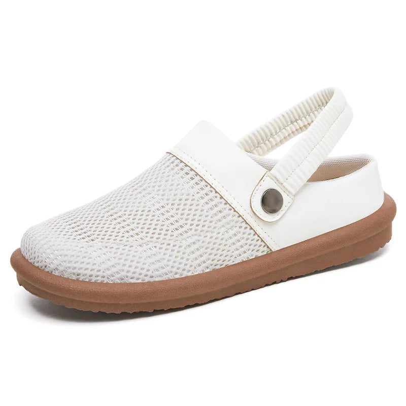 Women's PU Single-Strap Summer Slippers | Casual Sandals 36–41 Women's Flat Sandals Qst Beige 36 CN