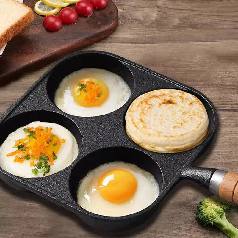4-Hole Nonstick Egg Frying Pan – Omelet Pan for Gas Stove Nonstick Egg Pan Qme