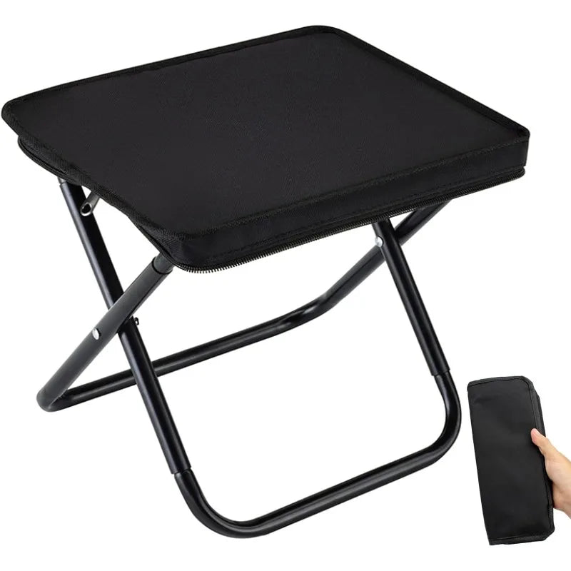 Portable Folding Camping Stool with Carry Bag | Lightweight Folding Camping Stool Qme