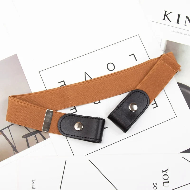 Women's Elastic Invisible Belt – Buckle-Free Stretch Waistband Elastic Invisible Belt Qme A-10 45cm-100cm China Mainland