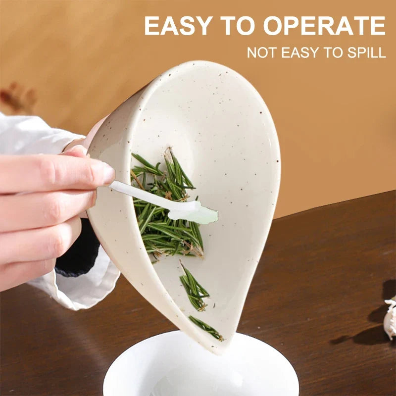 Resin Herb Stripper Bowl | 5-Hole Leaf Stripping Tool Herb Stripping Tool Qme