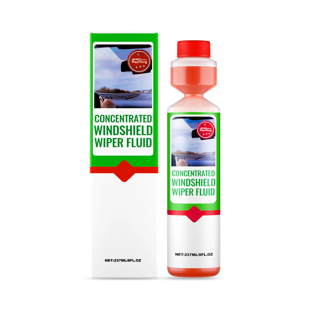 Rayhong Windshield Wiper Fluid Concentrate 237ml | Clear View Wiper Fluid Concentrate Qst 1pc