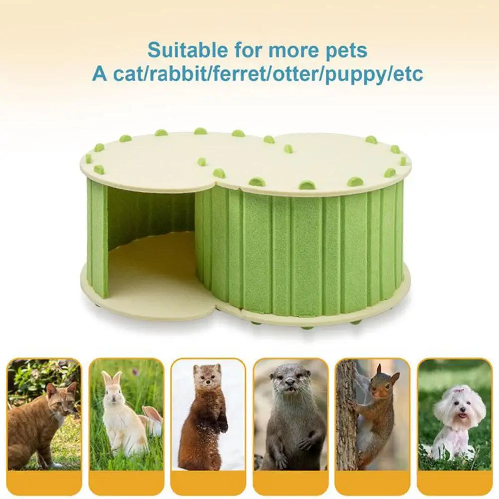 Cat Tunnel Toy House – Multifunctional Interactive Kitten Tunnel Cat Tunnel Toy Qme