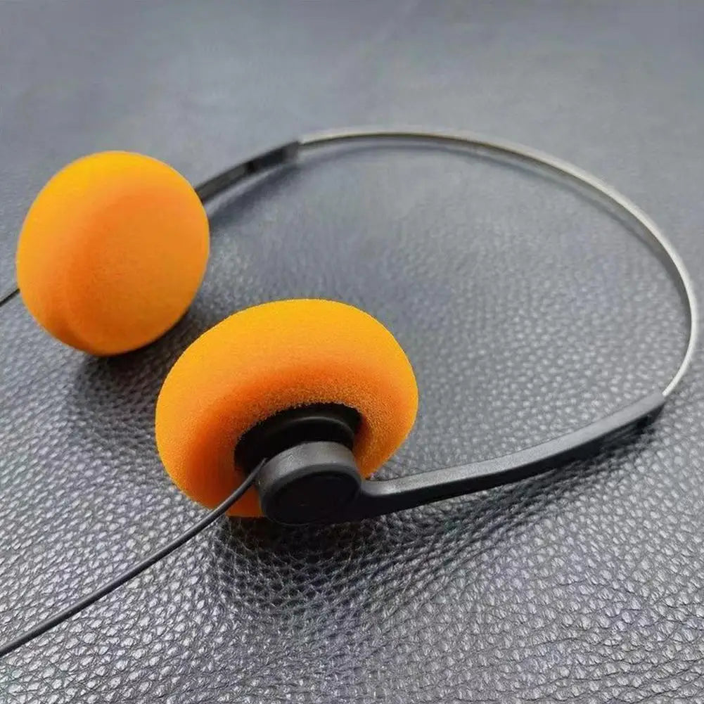 Japanese Retro Wired Headphones – Vintage HiFi 3.5mm Earphones Retro Wired Headphones Qme