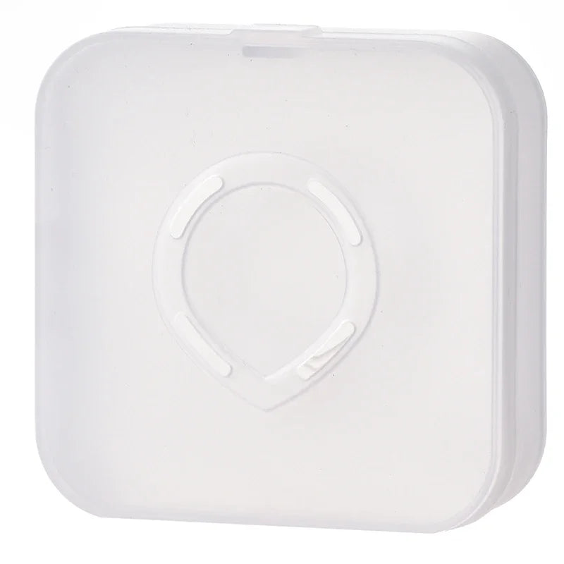 Camera-Style Empty Air Cushion Puff Compact Makeup Case Makeup Compact Case Qme White