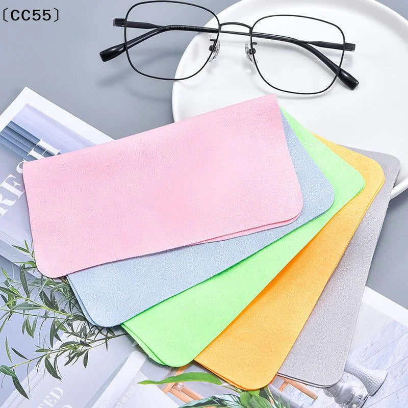 Microfiber Glasses Cleaning Cloths – 5/10 Pcs Suede Lens Wipes Lens Cleaning Cloth Qst
