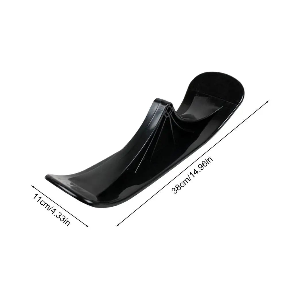 Ski Skate Board Conversion Kit – Lightweight Winter Sled Pair Ski Sled Conversion Kit Qme Black