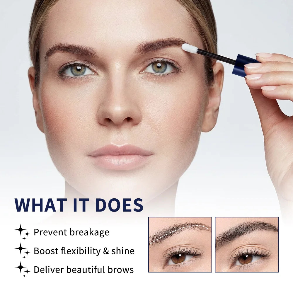Lakerain Eyebrow Serum – Natural Brow & Lash Enhancer Eyebrow Enhancer Serum Qst