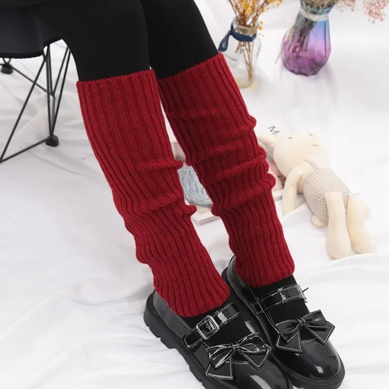 Women's Knitted Leg Warmers & Boot Cuffs | Harajuku Lolita Socks Knitted Leg Warmers Qme A2 length-40cm