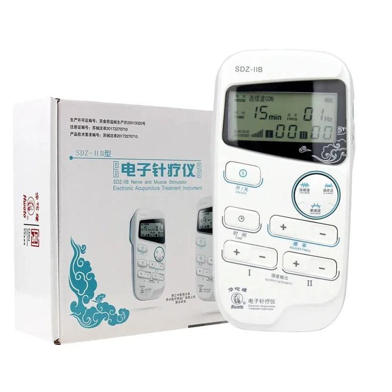 Hwato SDZ-IIB Dual Channel Electroacupuncture TENS Stimulator Electroacupuncture Stimulator Qst US Plug