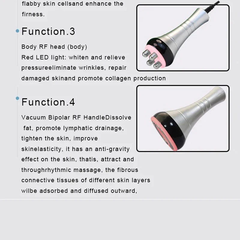 40K Cavitation 4-in-1 RF Ultrasonic Body & Facial Contouring Device Body Contouring Device Qst