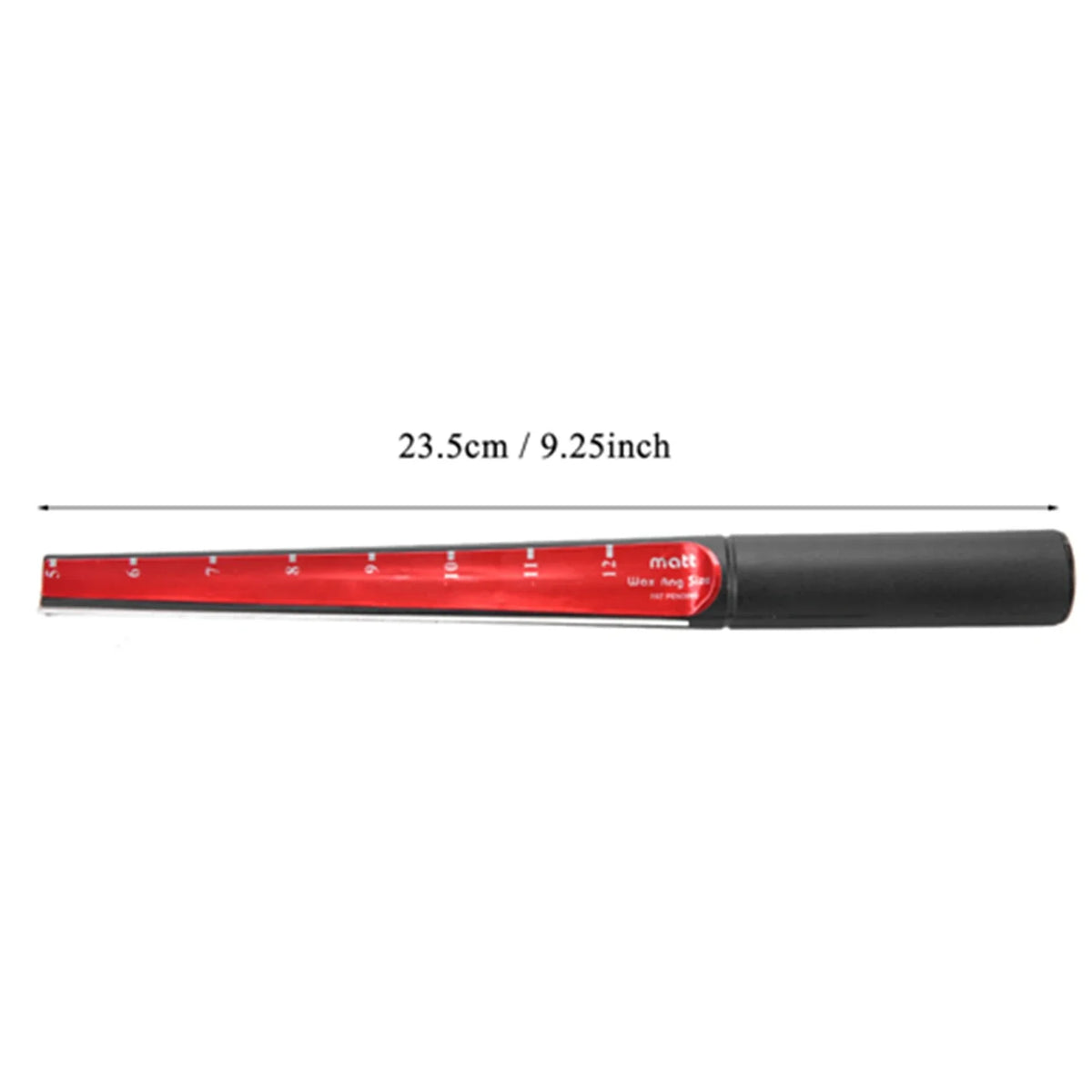 Wax Ring Mandrel Sizer Tool – Finger Sizing Caliper Ruler Stick Jewelry Mandrel Tool Qme