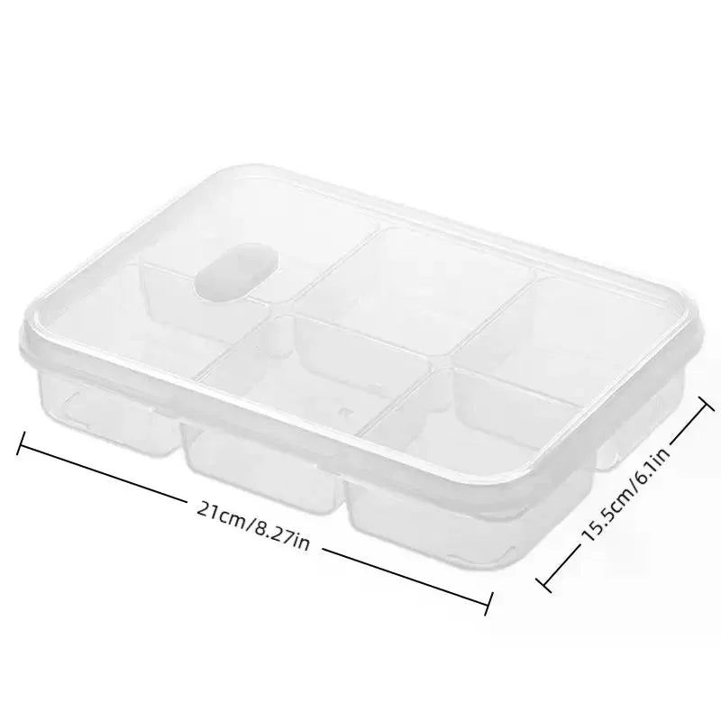 Food Grade Sealed Refrigerator Storage Box | Meal Prep Crisper Food Storage Container Qme