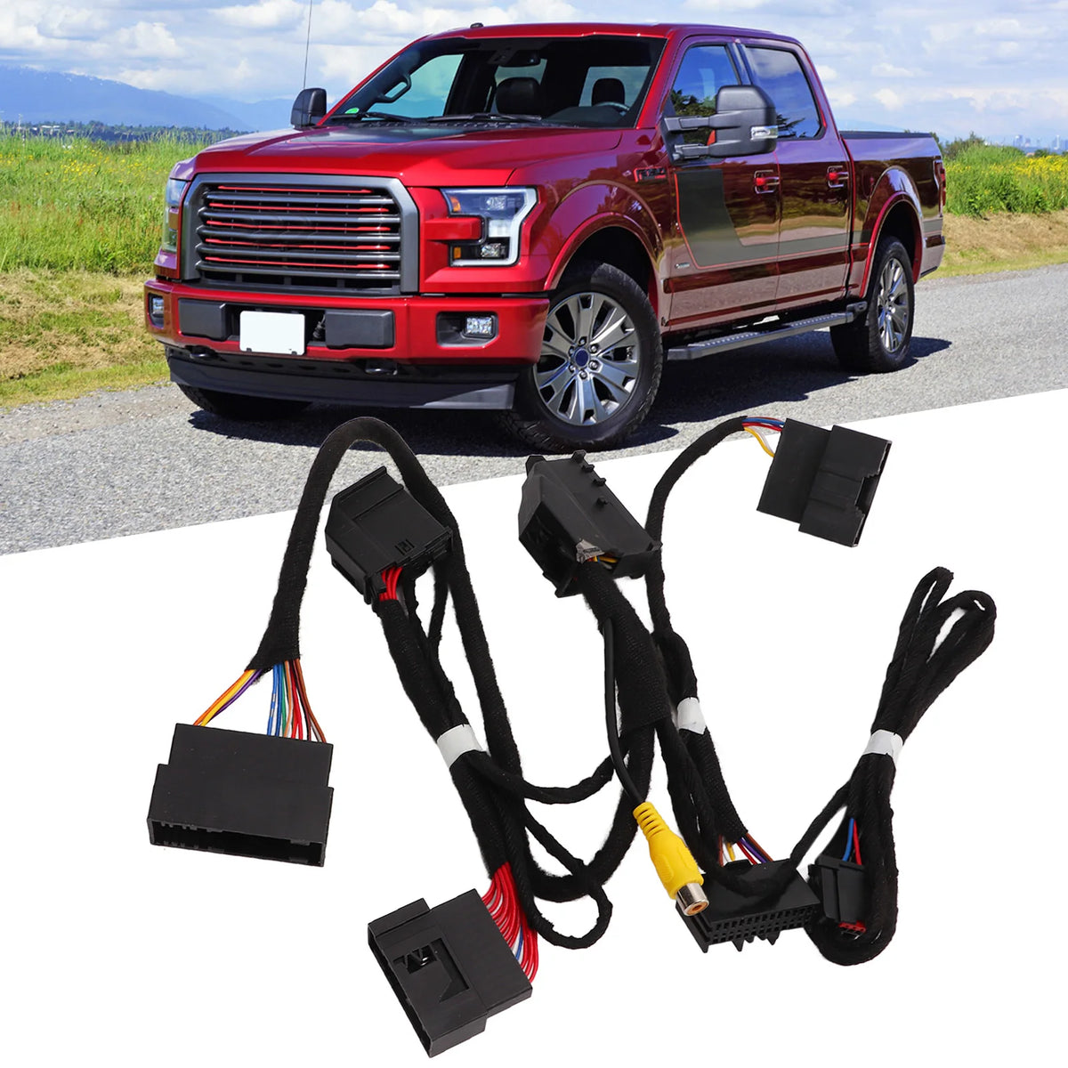 Ford SYNC 1 to SYNC 3 PNP Harness HC3Z 19A387 B – 4in to 8in Automotive Wiring Harness Qst