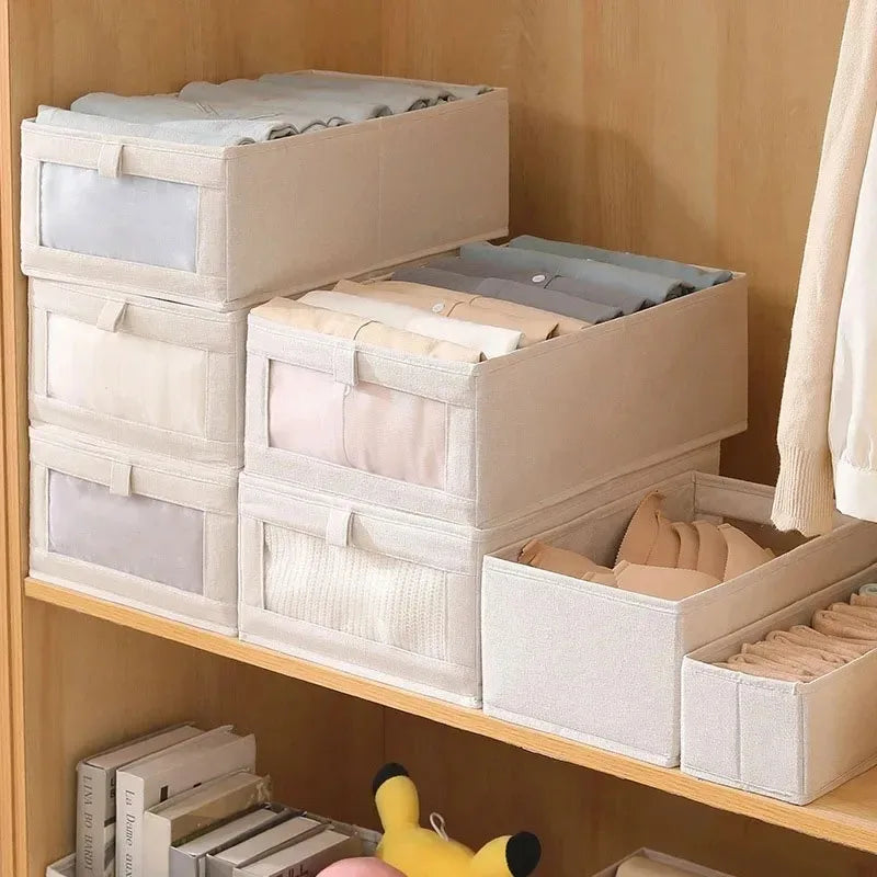 Foldable Pants & Clothes Storage Box | Oxford Fabric Organizer Foldable Clothes Organizer Qme