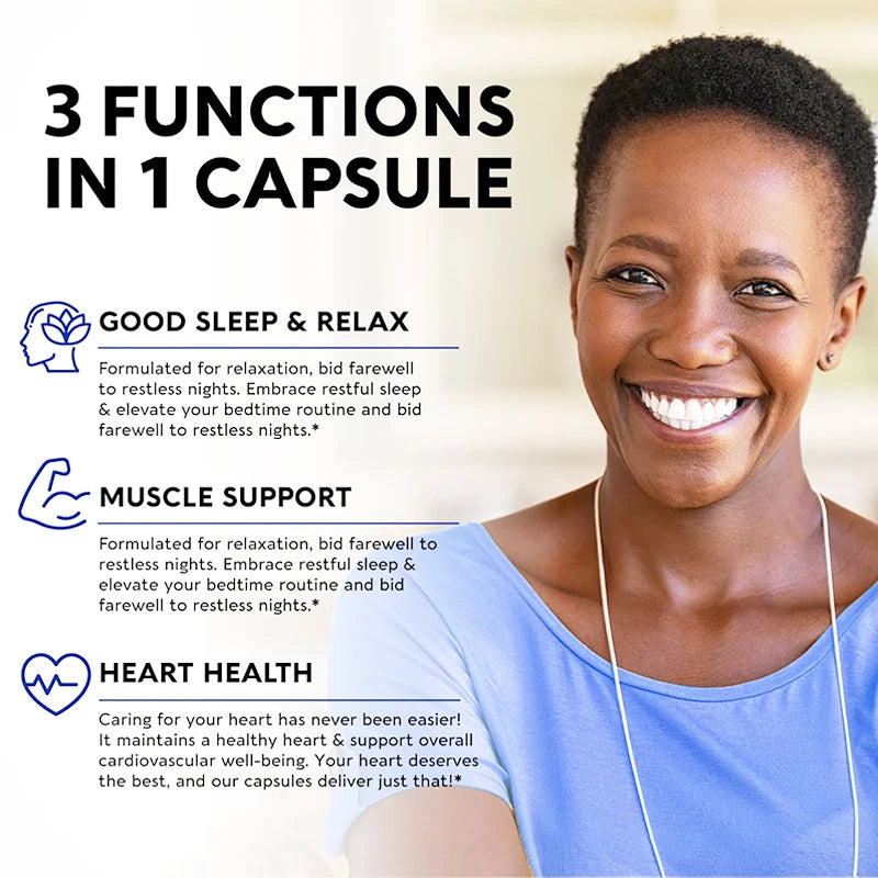 Magnesium Citrate 1000mg Capsules – Digestive Regularity Support Mineral Supplement Qst
