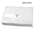 100Pcs Disposable Face Cradle Covers – Non-Woven Headrest Pads Massage Table Covers Qst 200Pcs