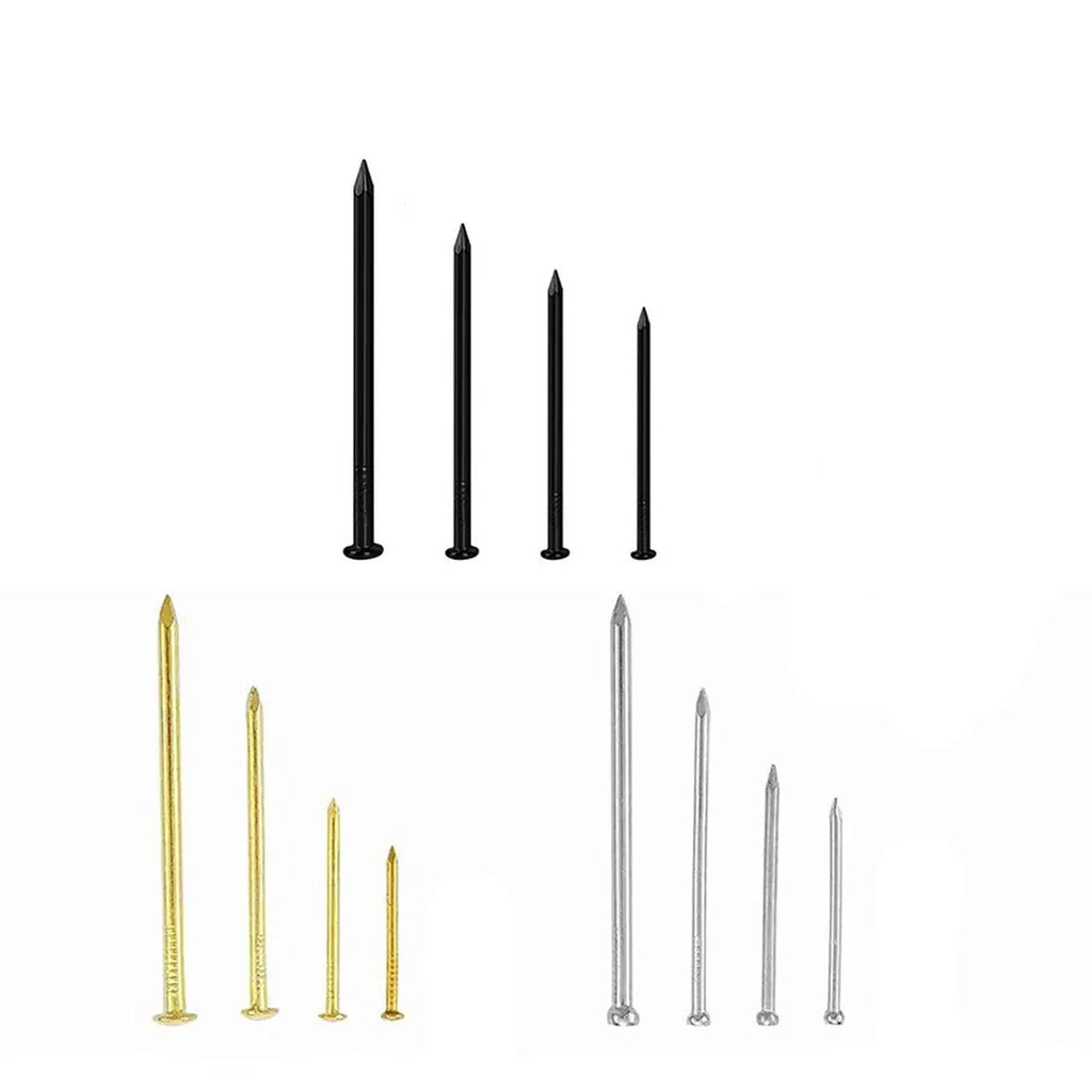 Multi-Size Invisible Wall Nails for Picture Frames | No-Trace Wall Nail Set Qme