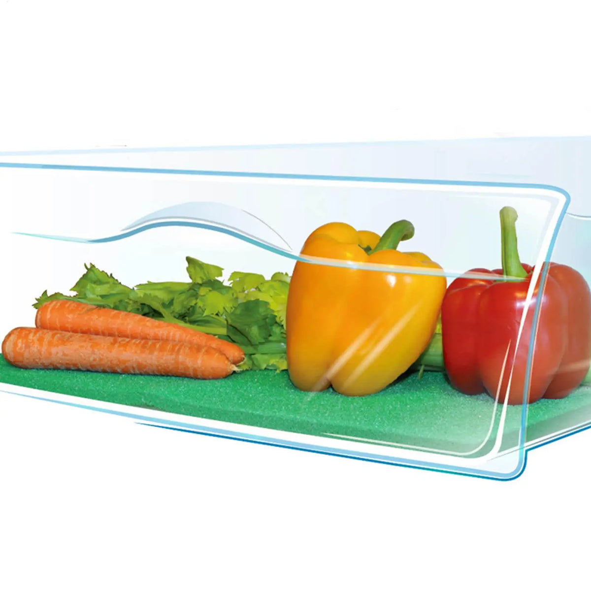 Washable Reusable Fridge Drawer Liners – 10-Pack Crisper Mat Fridge Drawer Liner Qme
