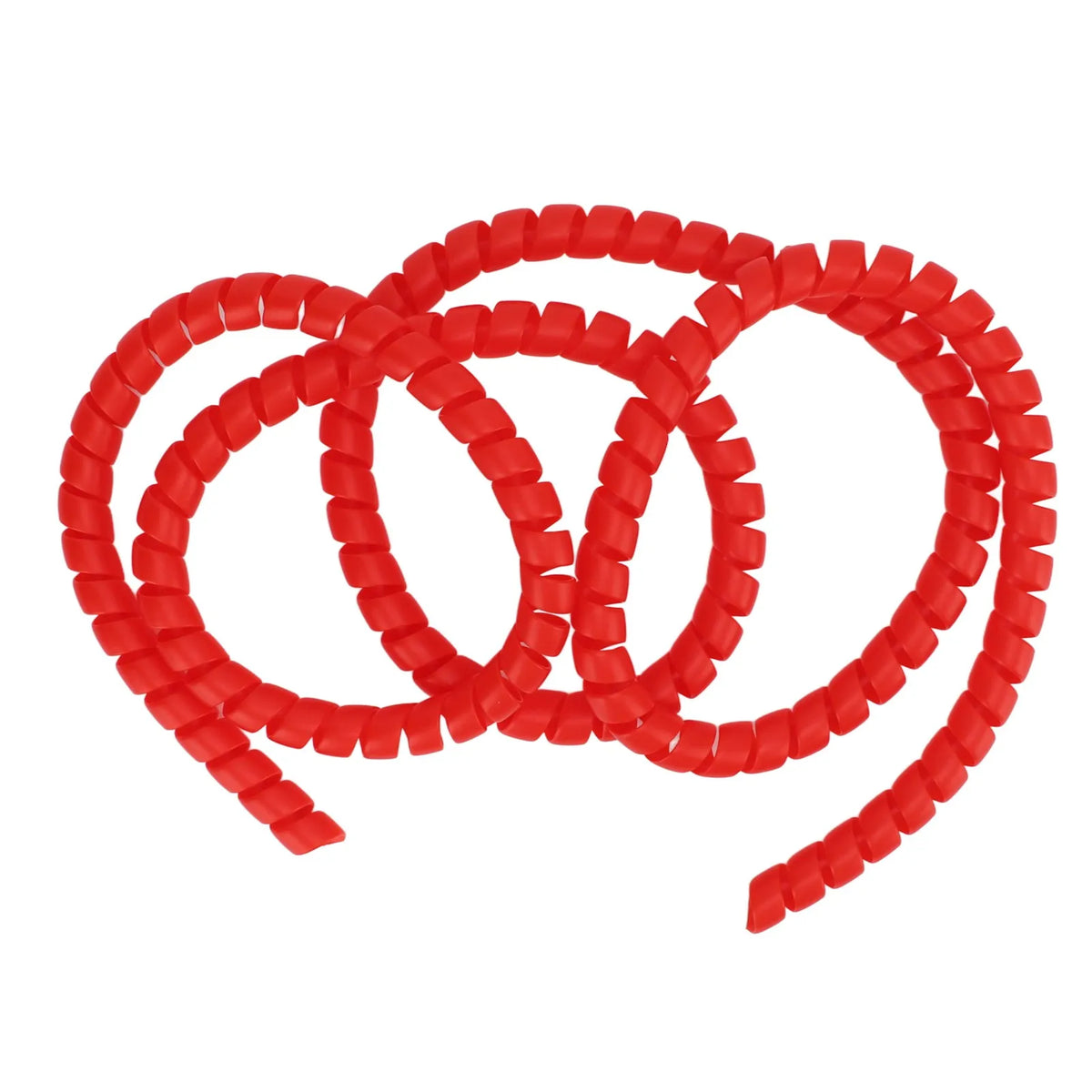 Spiral Cable Wire Wrap for M365 Electric Scooter Brake Line Scooter Cable Wrap Qme red
