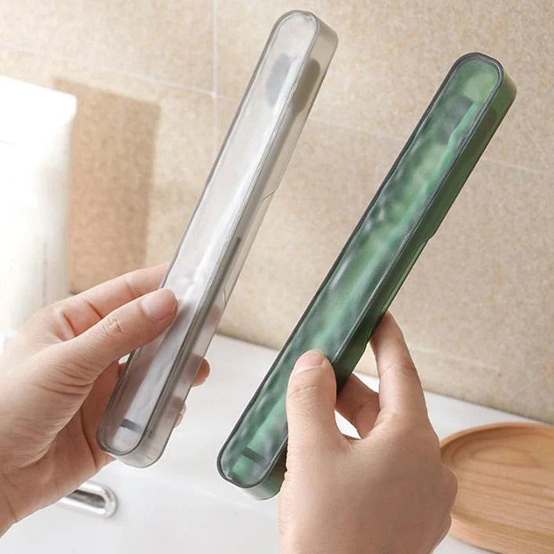 Portable Toothbrush Storage Case – Travel & Bathroom Organizer Toothbrush Travel Case Qme
