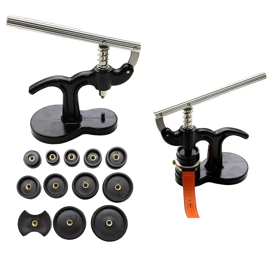 Watch Back Press Tool – 12-Piece Nylon Fitting Dies Case Closer Watch Repair Tool Qme 0255-13PACK