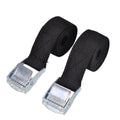 Ratchet Tie Down Straps Heavy Duty Cargo Lashing Belt 2-Pack Ratchet Tie Down Strap Qme 2PCS