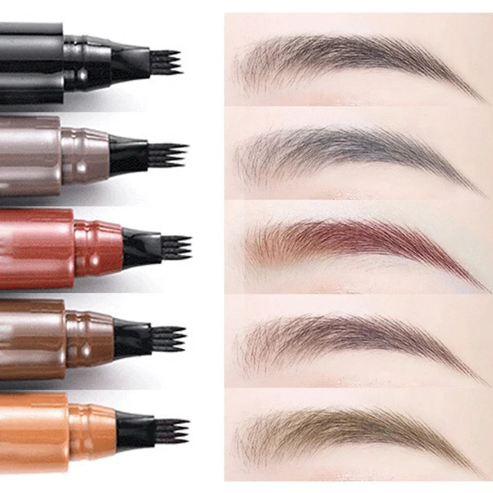 Waterproof Liquid Eyebrow Tattoo Pen | Microblading Brow Makeup Eyebrow Makeup Pen Qme