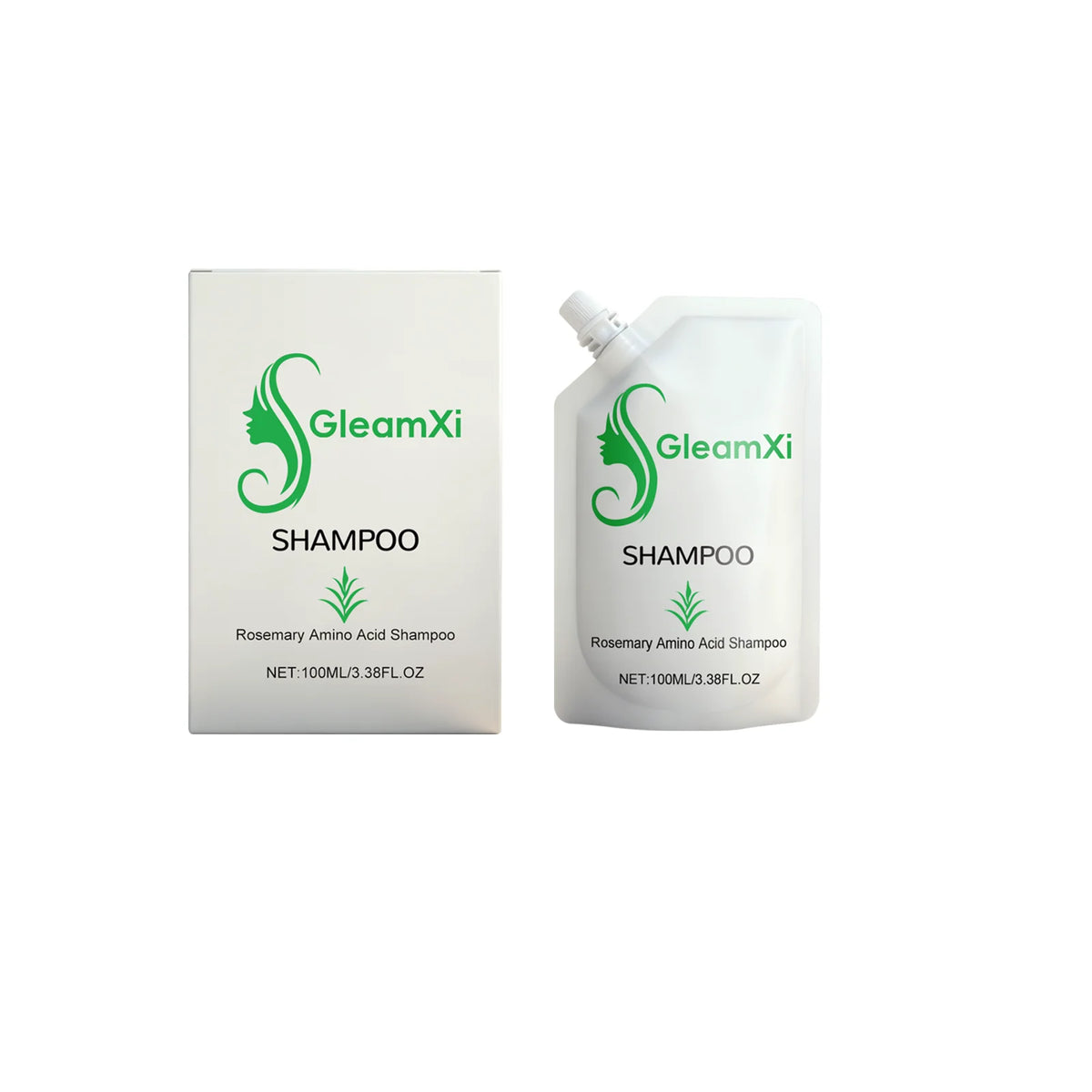 Gleamxi Rosemary Shampoo – Hair Growth & Scalp Oil Control Rosemary Shampoo Qst 100ml boxed