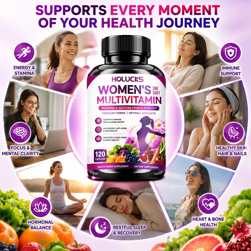 Fulimiks Women's Multivitamin Capsules – A C D3 E Collagen CoQ10 Women's Multivitamin Qst