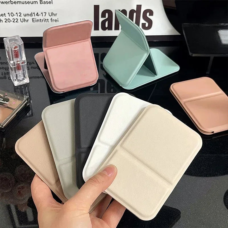 Women's Mini Folding Makeup Mirror – Portable Cosmetic Mirror Portable Makeup Mirror Qme
