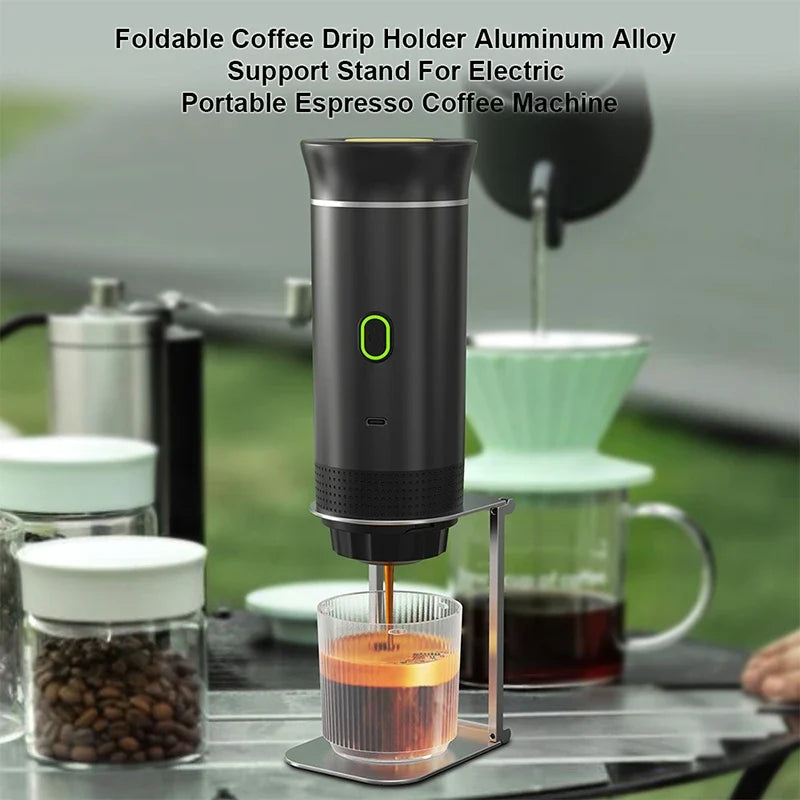 Portable Foldable Coffee Maker Stand & Espresso Machine Base Coffee Maker Stand Qme