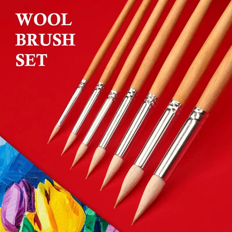 Fine Detail Hook Line Pen Soft Weasel Hair Outlining Brush Detail Outlining Brush Qme