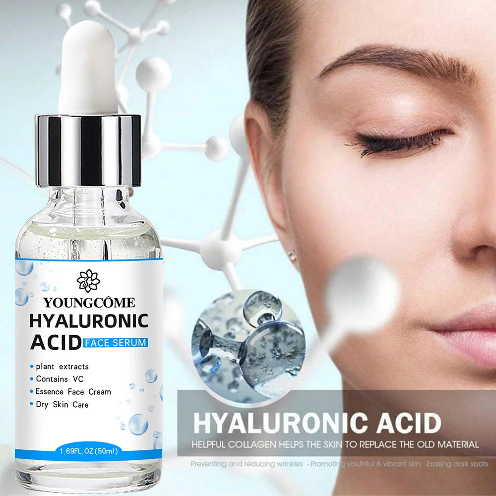 YOUNGCOME Hyaluronic Acid Facial Serum – Deep Moisturizing Facial Serum Qst