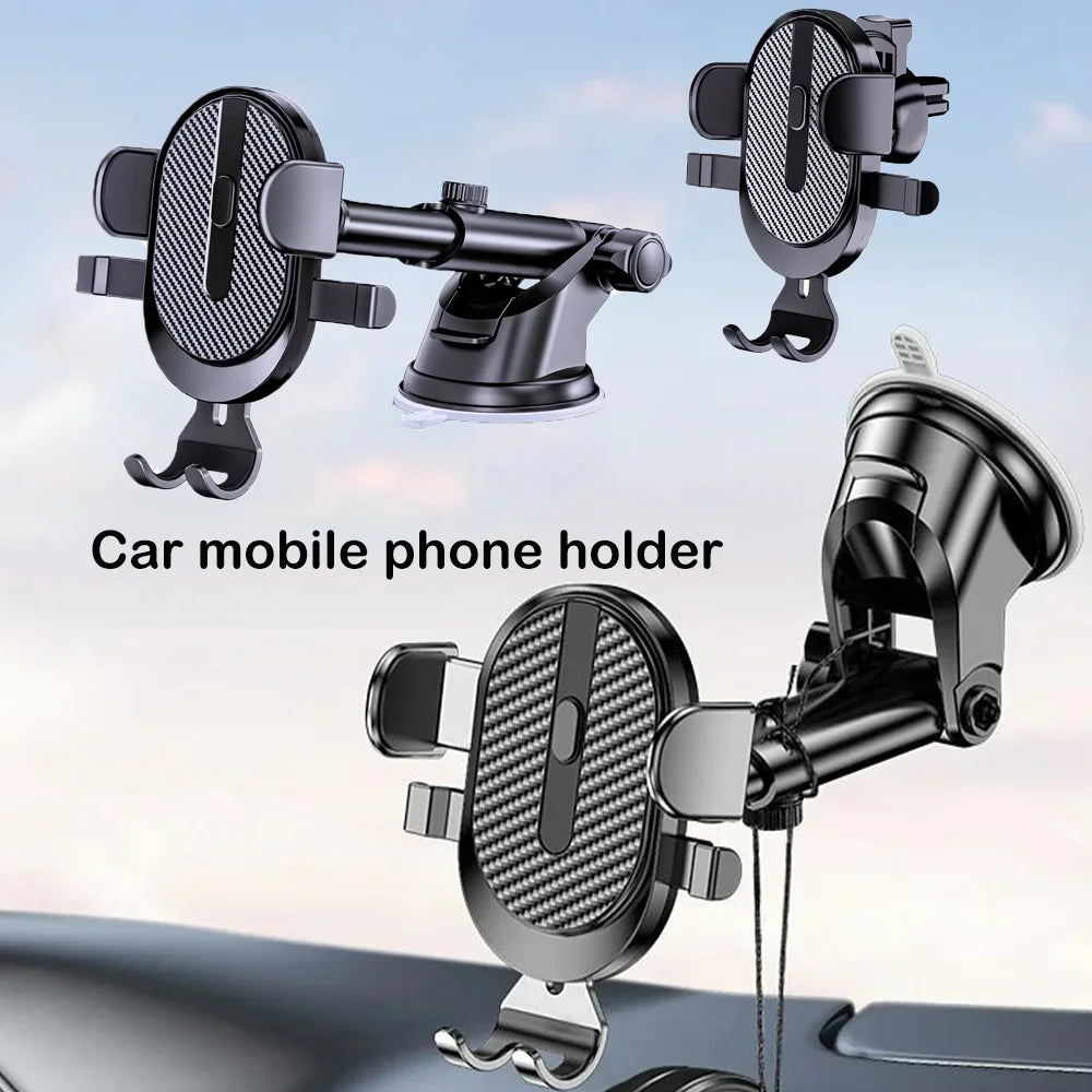 Car Phone Holder Air Vent Mount – Gravity Grip & 360° Rotation Car Phone Mount Qme