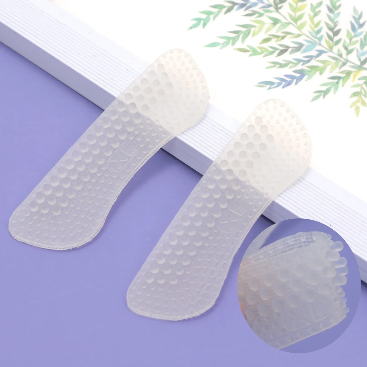 Silicone Heel Grips Anti-Slip Pads for Women & Men Heel Grip Inserts Qme A(XL) China Mainland