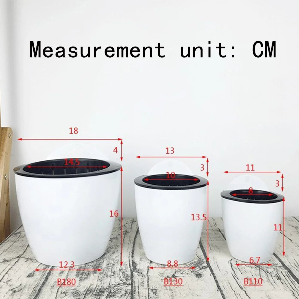 Wall-Mounted Self-Watering Flower Pot | Balcony Wall Planter Wall Planter Qme
