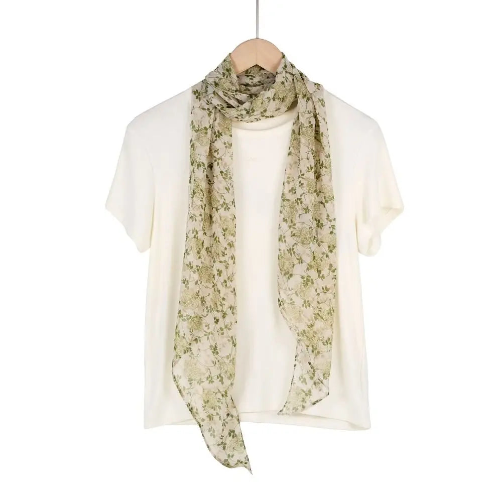 Retro Leopard Print Scarf Flower Headband | 9 Colors Scarf Headband Qme