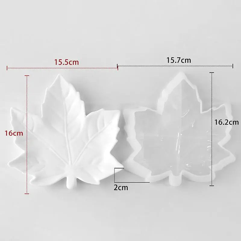 Leaf Silicone Mold – Non-Stick Reusable Mould for Resin & Gypsum Silicone Craft Mold Qst maple leaf A1