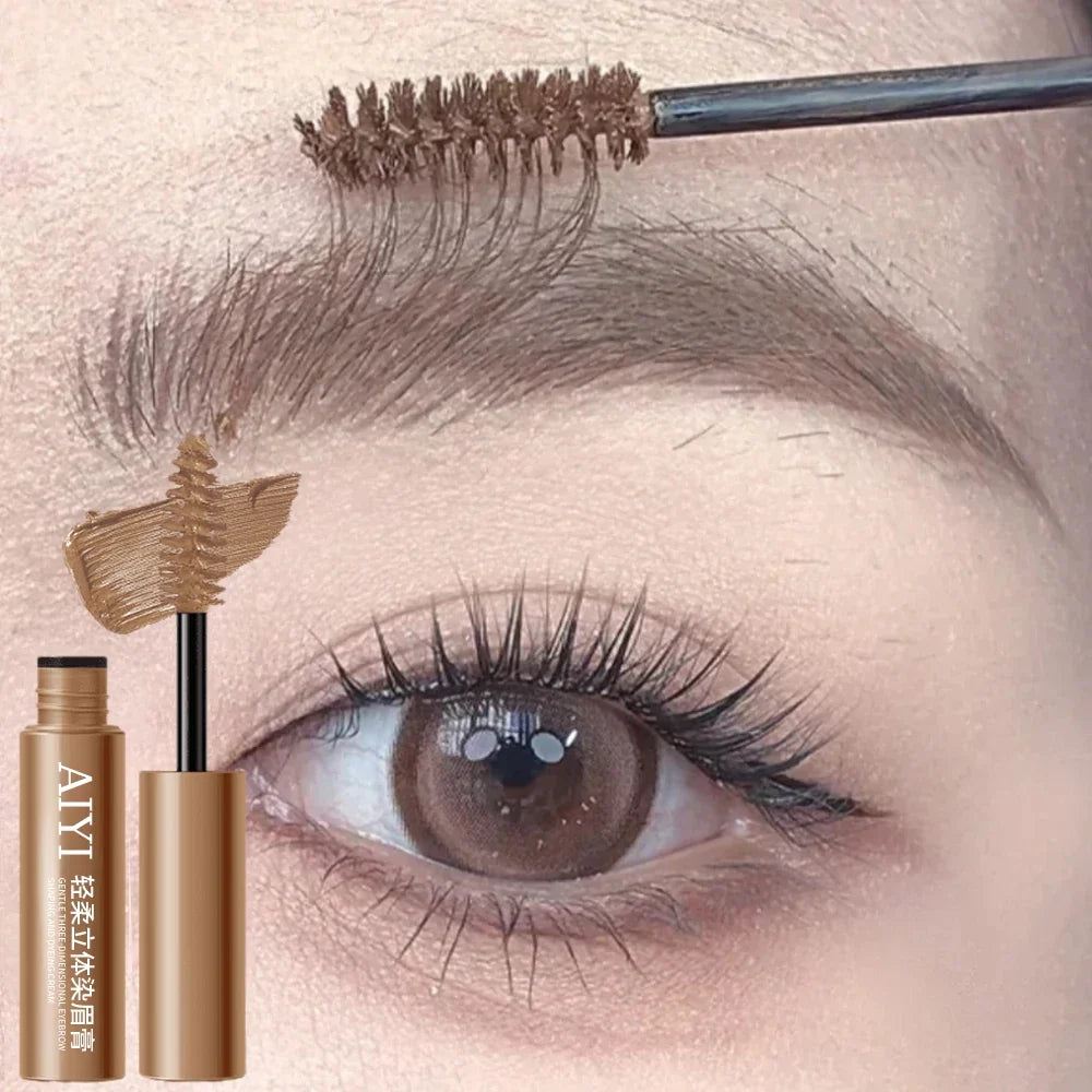 AIYI 3D Volumizing Waterproof Brow Mascara – Long Lasting Eyebrow Mascara Qme