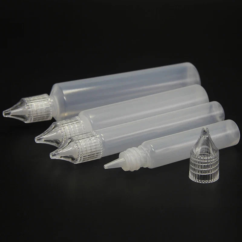 Refillable Pen-Shape Plastic Dropper Bottles for Ink & Pigments Refillable Dropper Bottles Qme