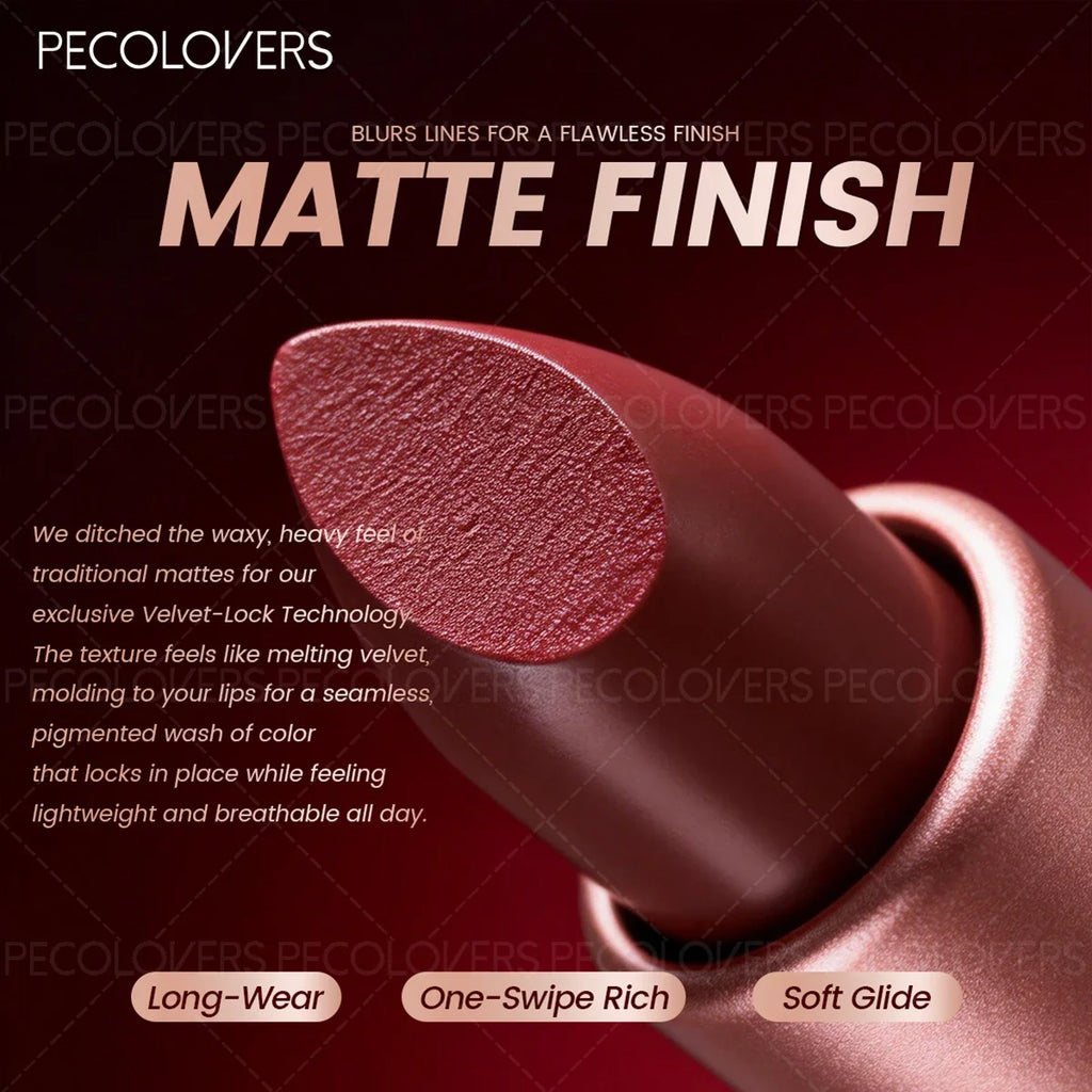 Qme Red Tube Lipstick | Waterproof, Non-Drying | 6 Shades Waterproof Lipstick Qme