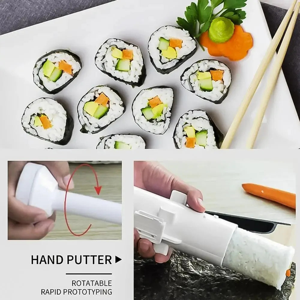 Sushi Mold Kit – Rice, Meat & Veggie Bento Maker Tool Sushi Mold Tool Qst