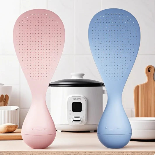 Self-Standing Non-Stick Rice Spoon – Heat-Resistant PP Paddle Rice Spoon Paddle Qst