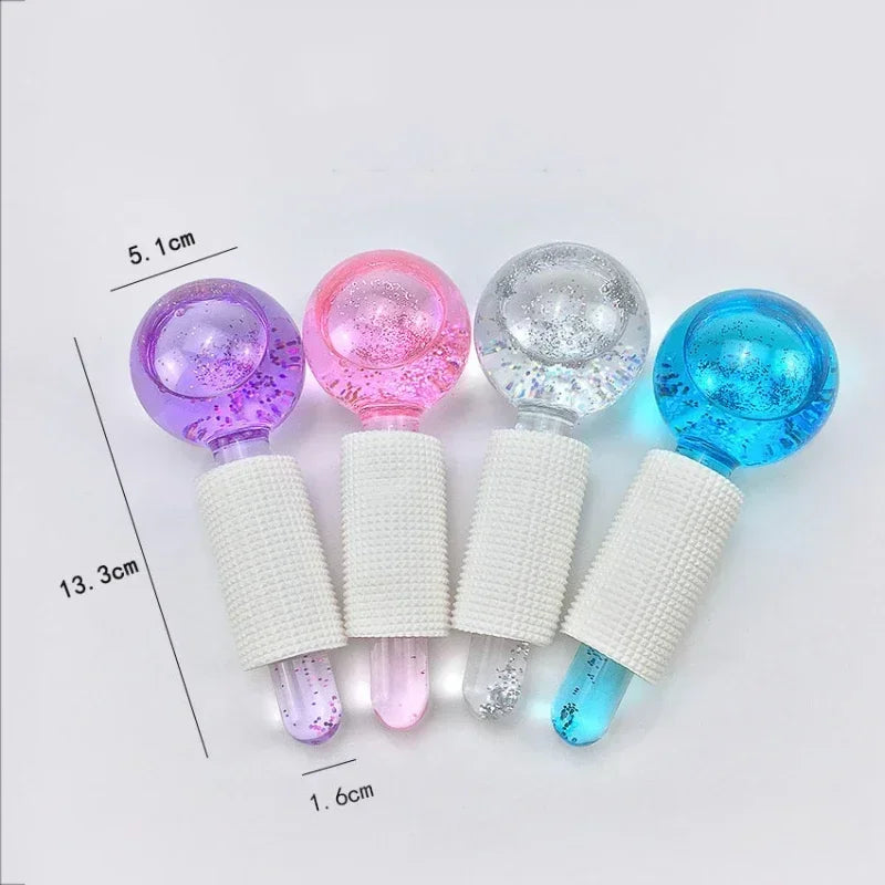 Ice Globe Face Roller – Cooling Skin Tightening Facial Massager Ice Globe Face Roller Qme