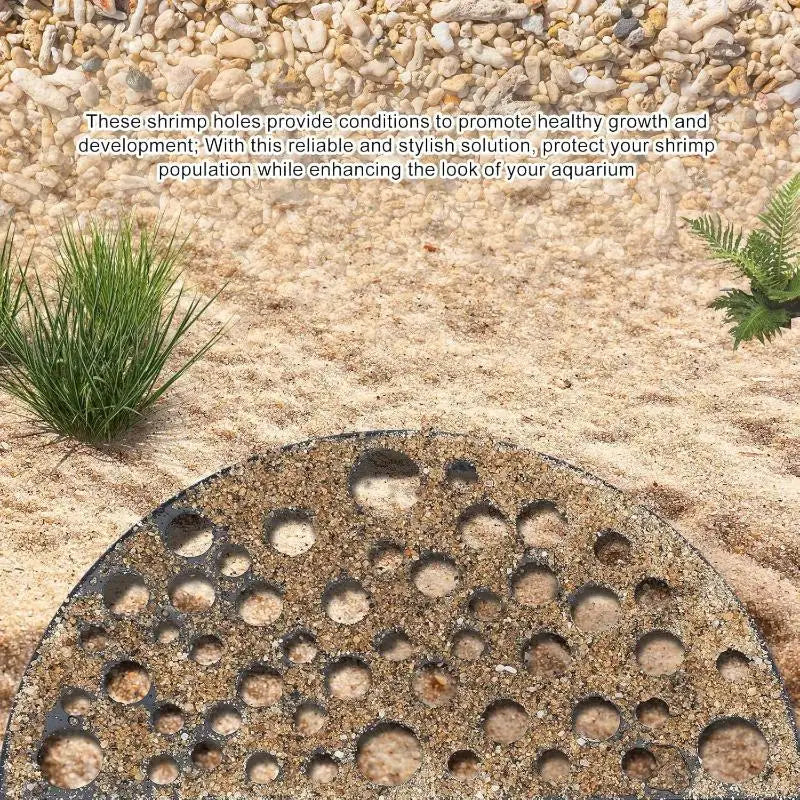 Aquarium Hidden Cave Shelter for Small Fish Breeding & Rest Aquarium Cave Shelter Qme