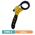 Adjustable Belt Wrench Oil Filter Strap Spanner Chain Opener Belt Strap Wrench Qme Yellow