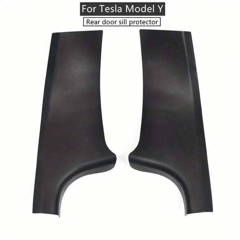 Tesla Model Y Rear Door Sill Kick Plate Guard Protector Door Sill Protector Qme