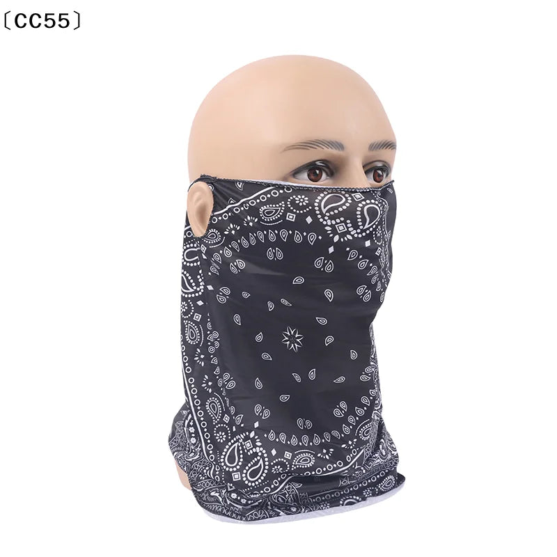 Punk UV Face Neck Mask – Outdoor Sports Cycling Bandana UV Neck Gaiter Qst