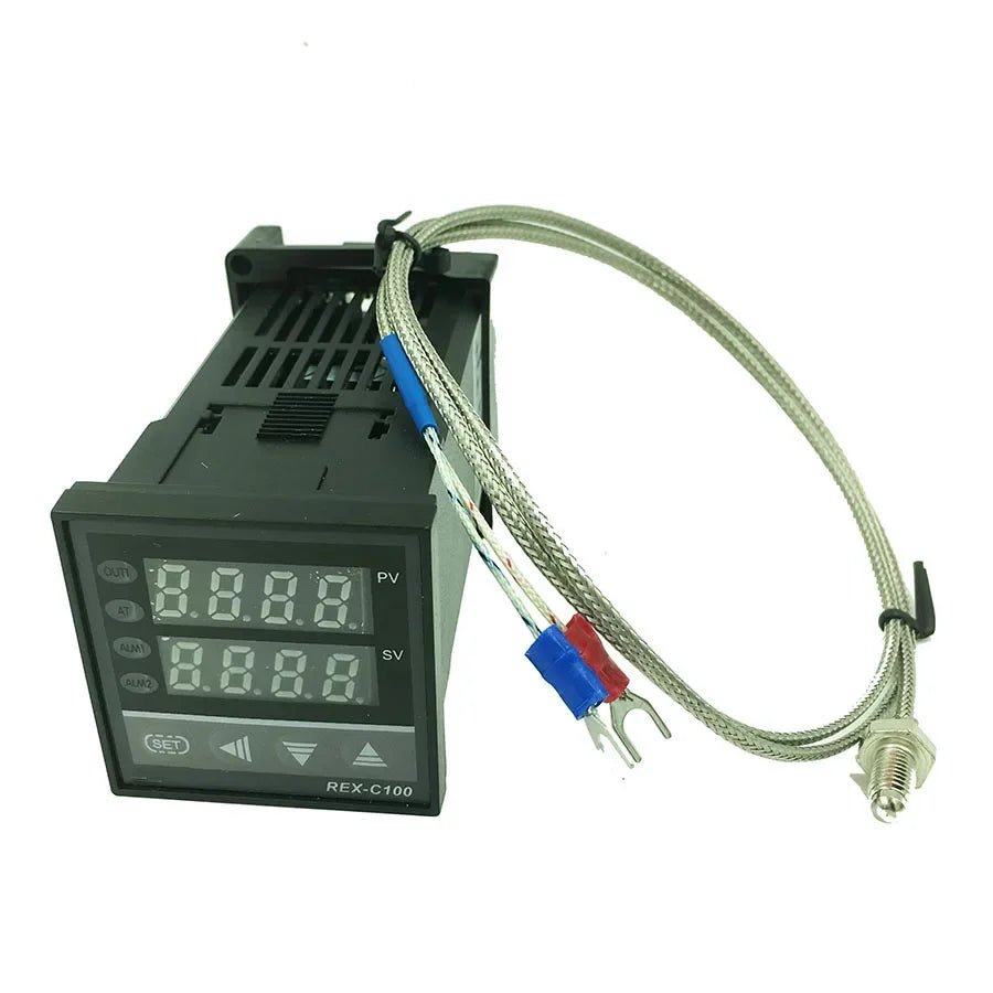 REX-C100 PID Temperature Controller – Relay & SSR, 0–1300°C PID Temperature Controller Qme